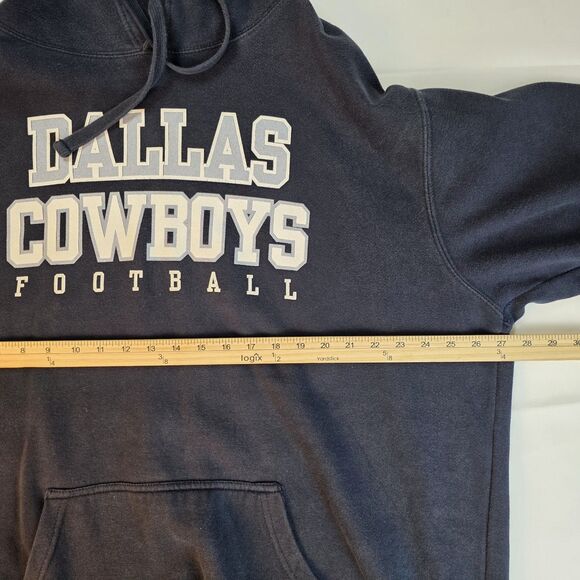 Dallas Cowboys Mens XXL Navy Blue Long Sleeve Hoodie - Picture 6 of 8